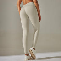 Hamidou-MALLAS DE Yoga sin costuras para mujer, ropa deportiva de entrenamiento, pantalones deportivos de cintura alta - details 24
