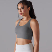 Hamidou-Sujetador de Yoga con espalda cruzada para mujer, ropa interior deportiva absorbente de golpes, correas de hombro cruzadas, Top corto de Fitness, deportes a prueba de golpes - details 56