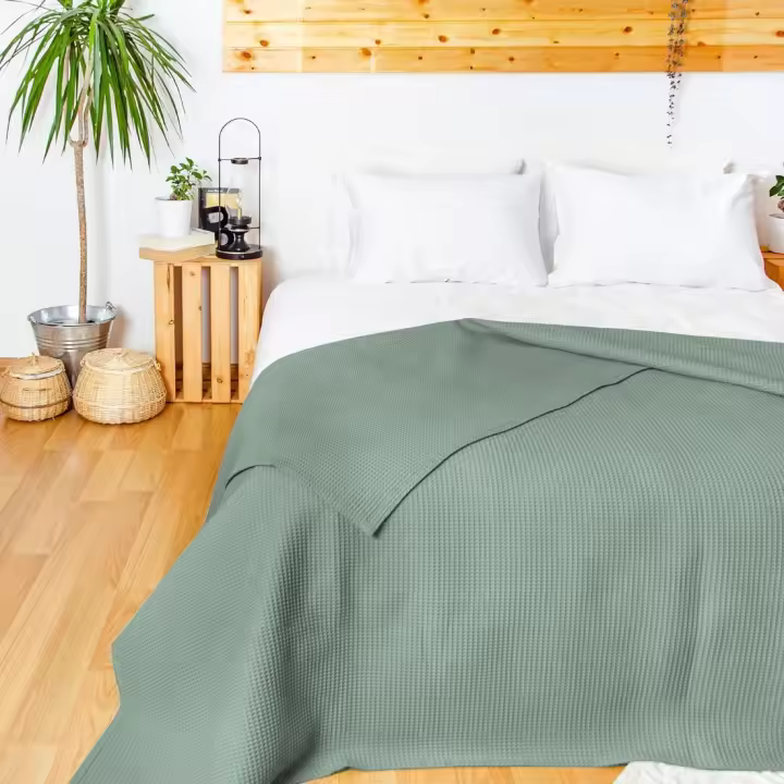 Manta de Sofá de Verano XXL 100% Algodón Ligera y Transpirable Ideal para Sofá y Cama - 1