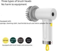 Cepillo de limpieza eléctrico, herramienta multifuncional para la limpieza de baños y cocinas domésticas, cepillo de limpieza eléctrico inalámbrico de mano. Equipado con resistencia al agua IPX6. - details 0