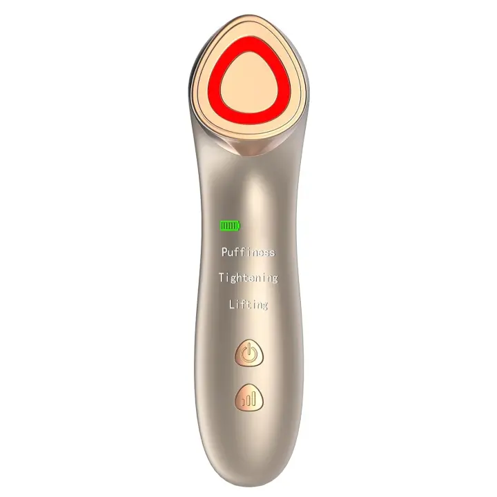 Máquina de Reafirmación Facial de Frecuencia Radiofónica Masajeador Antiedad de Microcorriente para Estilización Facial y Cuello Reducción de Hinchazón y Arrugas Versión Mejorada - 1