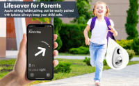 Funda protectora Airtags para Apple Airtag Tracker, localizador antipérdida, cubierta protectora de silicona para niños - details 1