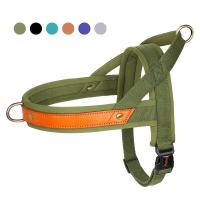 Traje de Arnés de Cuero de Nylon para Perros Chaleco Pequeño, Mediano, Bulldog Francés - details 1