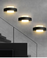 TOMAXIN Lámpara de pared LED de 24 cm lámpara de noche simple lámpara de pasillo sala de estar dormitorio tres colores - details 9