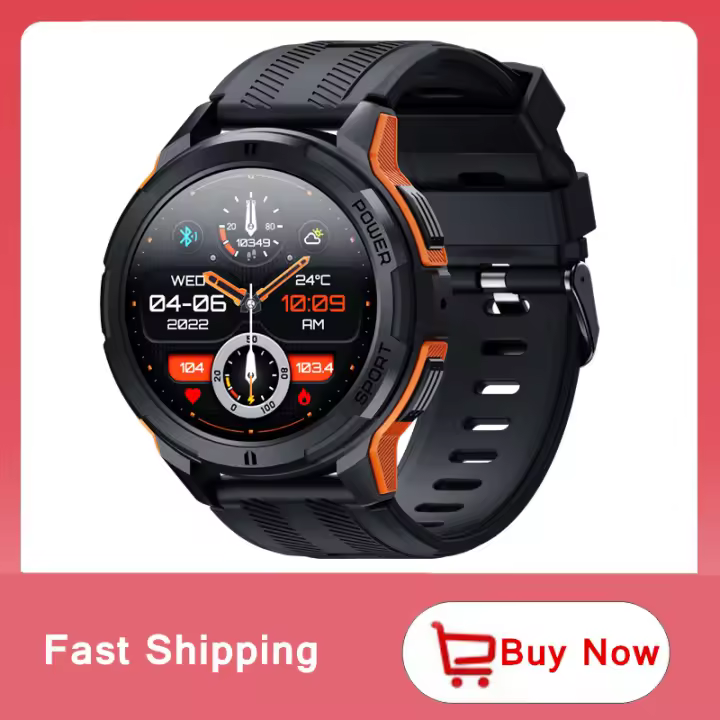 Reloj Inteligente para Exteriores Impermeable, Pantalla Amoled, Llamado Bluetooth, Soporte de Voz, Android IOS - 1