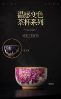 Taza de degustación cálida y que cambia de color, evento, regalo complementario para festivales, juego de cerámica, caja de regalo de una sola taza de té - details 0