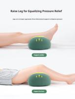 1 almohada contorneada para la rodilla para dormir, almohada refrescante de espuma viscoelástica para las piernas para ciática, dolor en las articulaciones de la rodilla, ayuda a alinear la columna vertebral - details 7