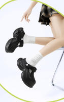 Xiaoman Zapatos con agujeros en la cintura para mujer, novedad de verano, súper populares, versátiles, suela gruesa, aumento de altura, antideslizantes, informales - details 40