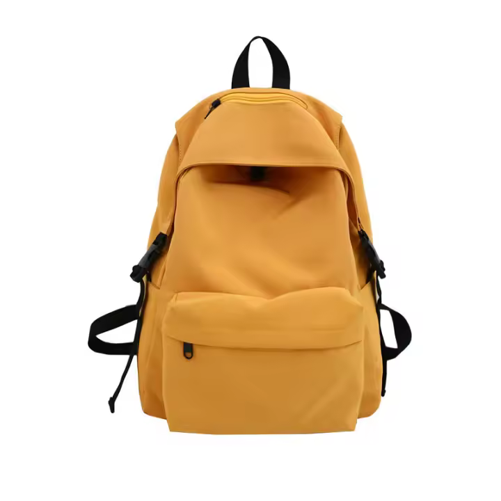 Mochila de nylon de moda sólida Estilo japonés para mujeres Ligera para secundaria y universidad - 1