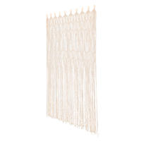 Cortinas de macramé tejidas a mano, divisor de habitación colgante de 2 paneles, cortinas bohemias decorativas para armario y pared - details 3