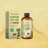Aceite de ricino puro 100% Natural prensado en frío para cara, cuerpo, cabello, pestañas - details 7
