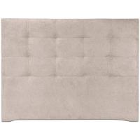 Cabecero tapizado acolchado para dormitorio, modelo Tablet largo en tela antimanchas gris antracita y medidas 151 x 125 cm para camas de 135 o 150 cm. - details 45