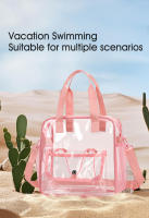 Bolso de hombro tipo bandolera transparente de PVC para natación y playa, gran capacidad, impermeable, para verano, Fitness, Yoga, bolso deportivo - details 4