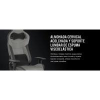 SOPORTE LUMBAR MEMORY FOAM, silla gaming, silla gaming reclinable, silla pc gaming