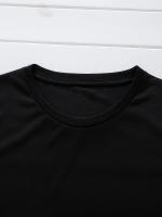 Vestido holgado de verano para mujer, estampado de letras GUEESS Los Ángeles, cuello redondo, manga corta, bolsillo, cómodo, informal, de talla grande - details 9