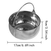 Olla de Camping Antiadherente 1.5L Utensilio de Cocina Colgante para Barbacoa, Pesca, Picnic, Senderismo - details 5