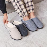 Zapatillas de casa cálidas de invierno antideslizantes con espuma viscoelástica, unisex para adultos - details 0