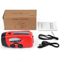 Radio Meteorológica Portátil Multifunción AM/FM/NOAA Radio de Emergencia de Manivela con Carga Solar y Linterna LED - details 5
