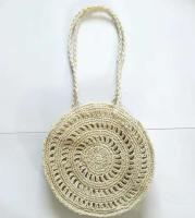 Venta al por mayor, la mayoría de los productos populares, diseñador, nuevo bolso de hombro redondo para playa, bolsos de paja a la moda, bolsos de mujer para mujer - details 3