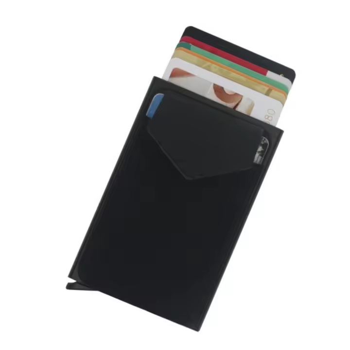 Verde - Tarjetas de Crédito - Tarjetas de Empleado - Funda para Tarjetas de Identificación - Mini Cartera - 1