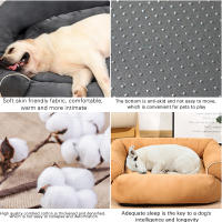Cama tumbona lavable a máquina para mascotas, súper suave, felpa, esponjosa, calentamiento - details 4
