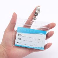 Tarjeta de acceso transparente, tarjeta bancaria, certificado de trabajo, cubierta de protección de tarjeta de trabajo, soporte para tarjetas de trabajo, suministros de oficina, portatarjetas - details 15