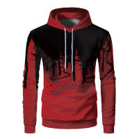 Sudadera con capucha para hombre, jersey informal con estampado digital 3D, deportes, otoño e invierno, 2024 - details 1