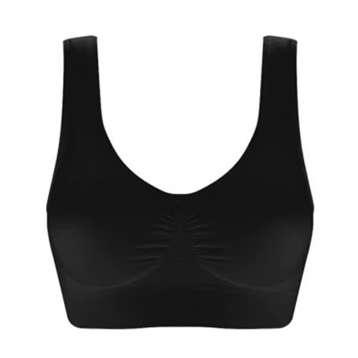 Sujetador de Pecho Push Up de Gran Tamaño Sin Espalda, Transpirable, Inalámbrico, Sin Costuras - 1