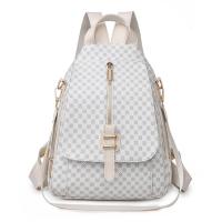 Mochila de gran capacidad senior sense 2025 nueva impresión suave de la pu de gran capacidad Mochila de ocio bolsa de viaje mujer - details 7
