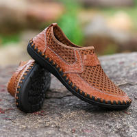 Zapatillas Deportivas de Alta Calidad para Hombres Zapatos Planos Cómodos de Cuero Informal - details 2