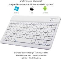 Miniteclado inalámbrico Portátil con Bluetooth, recargable para Apple, iPad, iPhone, Samsung, tableta, teléfono, iOS, Android, Windows - details 17