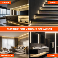 Tira de luces LED con Sensor táctil, cinta de luz de neón Flexible, impermeable, regulable, 5V, USB, lámpara de iluminación para decoración de habitación - details 10