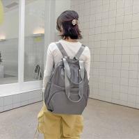 Mochila deportiva de nailon de estilo coreano, bolso de hombro de viaje de gran capacidad de Color sólido, bolso de mano con diseño de nicho, bolsa de Fitness para trabajador de oficina - details 3