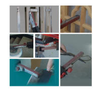 Línea de Trabajo M10/M14 Adaptador de Lijado Conversor de 100/115/125mm Amoladora Angular Eléctrica a Lijadora de Cinturón para Carpintería y Trabajos de Metal DIY - details 1