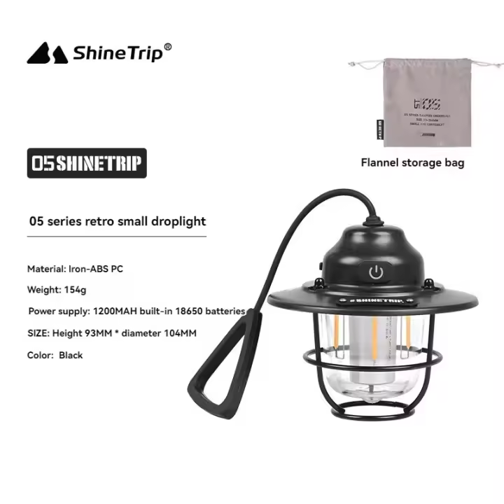 Linterna de Camping LED Luz Retro Smalldroplight Impermeable Ligera y Fácil de Llevar - 1