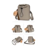 Bolsa cruzada para botella de agua de estilo coreano, bolsa portátil impermeable para botella de agua, bolsa para teléfono móvil con cordón de nailon y parte superior abierta - details 22