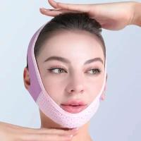 Vender mascarilla, banda para dormir, estiramiento de papada, levantamiento reutilizable en forma de V, herramienta de belleza facial - details 3