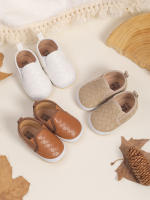 Zapatos antideslizantes de cuero para niños y niñas, zapatillas clásicas informales de suela suave para caminar, Estilo Vintage, de 0 a 18 meses - details 0
