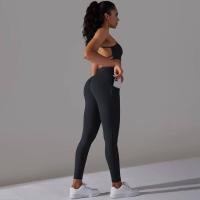 Conjunto de Yoga para Mujeres Sports Bra con Bolsillos, Leggings de Levantamiento de Glúteos, Zapatillas de Correr - details 4