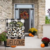 Bandera de jardín ,decoración exterior de otoño,doble cara, otoño, Acción de Gracias, decoración de Halloween - details 3