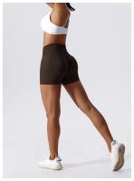 Pantalones cortos de LICRA para Yoga, mallas Push Up de cintura alta para correr, Fitness, gimnasio - details 47