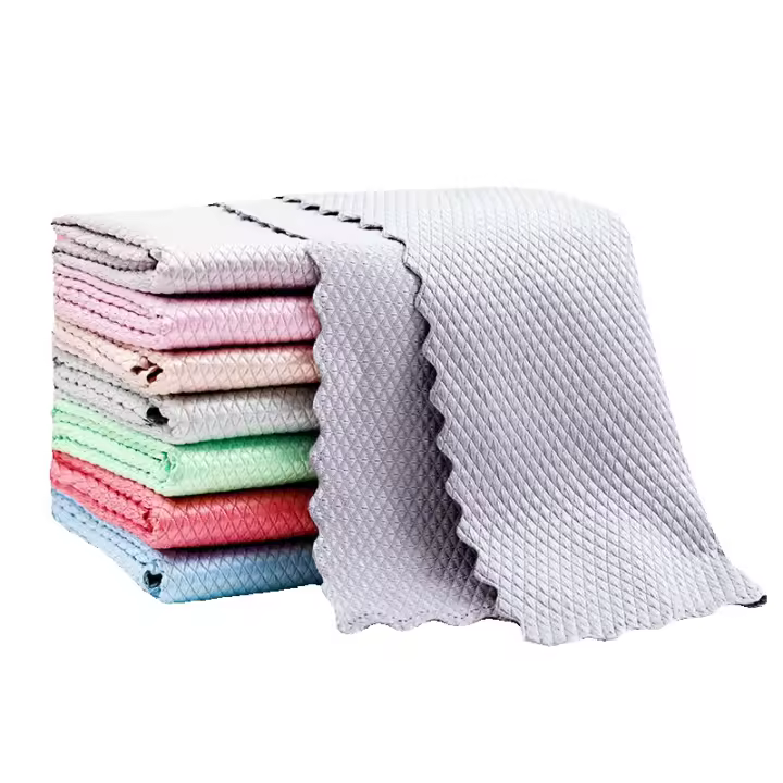 Toalla de Limpieza para Coche Microfibra Super Absorbente  30x40cm Estilo Moderno Material Algodón Poliéster Microfibra Nylon Rectangular para Hogar Cocina Oficina - 1