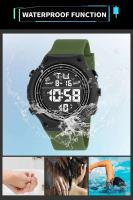 Reloj Deportivo Electrónico LED Premium para Hombres MAYZHISU Resistente al Agua, Luminoso, Correa de Cuero, Automático - details 9