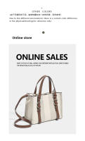 Nuevos bolsos de mujer de gran capacidad con diseño en contraste, bolsos de hombro con empalme casual y versátil, bolsas de mensajero de lona. - details 6