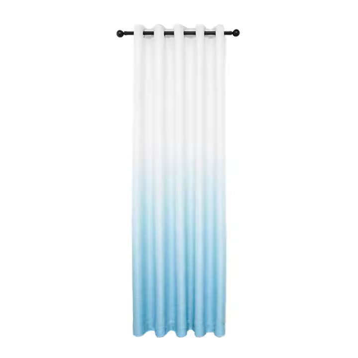 Cortinas y cortinas de estrella degradada, decorativas para habitaciones de niños y adolescentes - 1