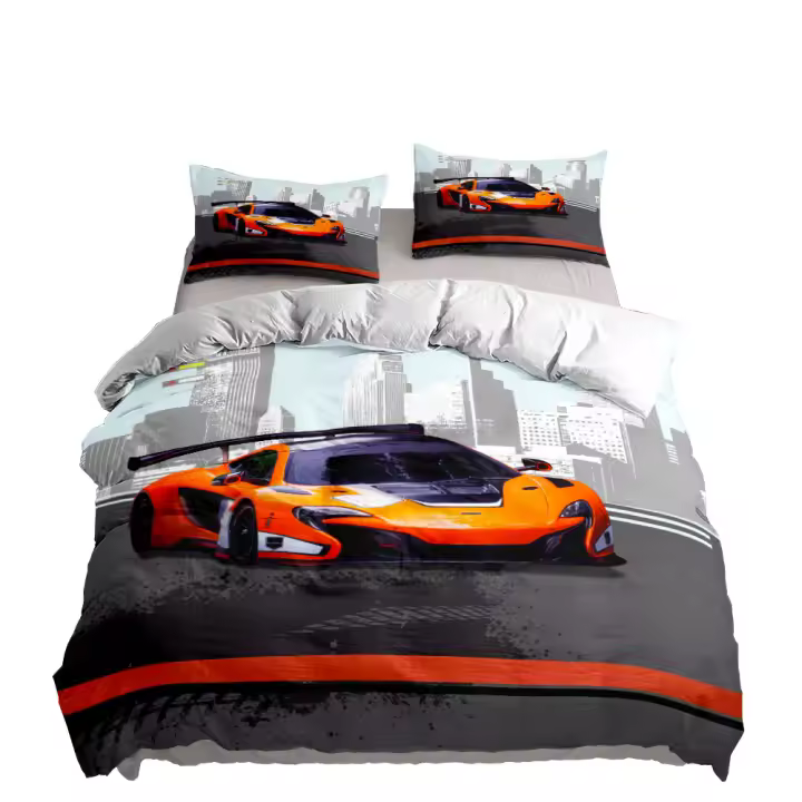 Vincent Car-Juego de funda nórdica personalizada, King, Queen, doble, tamaño individual, funda de almohada, juego de ropa de cama - 1