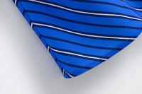 Ropa de mujer europea y americana, vestido largo a rayas de cuello alto semi temperamento de moda - details 9