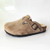 Zapatos de cuero para hombre y mujer, antideslizantes, con bolsa, estilo fresco, zapatillas de playa, lana caliente. - details 9