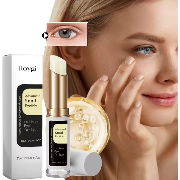 Barra de Crema para Ojos de Caracol Ligera Reduce Ojeras, Desvanece Líneas Finas, Hardenza de Bolsas, Hidratación Herramientas de Cuidado de la Piel Facial - 1