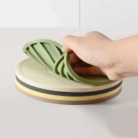 Posavasos de Silicona Alfombra Aislante de Mesa de Comedor Multifuncional Anti Escaldado - details 0
